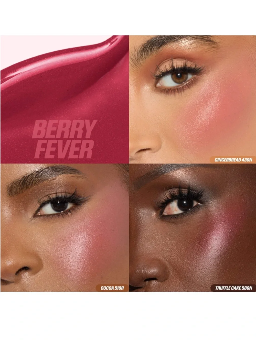NEW Huda Beauty Blush Filter Soft Glow Liquid Blush - Berry Fever - Bitten Berry
